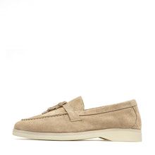 Load image into Gallery viewer, Torino Suede Loafers in Beige