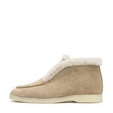 Load image into Gallery viewer, Norwood Genuine Shearling Ankle Boots in Beige