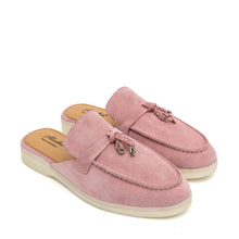 Load image into Gallery viewer, Como Suede Mules in Pink