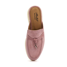 Load image into Gallery viewer, Como Suede Mules in Pink