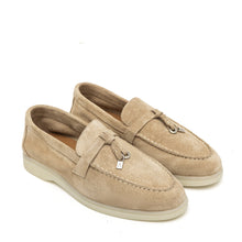 Load image into Gallery viewer, Torino Suede Loafers in Beige