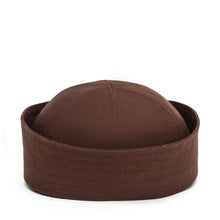 Load image into Gallery viewer, Sailor Linen Hat in Chocolate