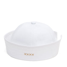 Load image into Gallery viewer, Forbici Sailor Cotton Hat in White