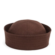 Load image into Gallery viewer, Sailor Linen Hat in Chocolate