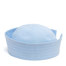 Load image into Gallery viewer, Sailor Linen Hat in Blue
