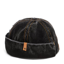 Load image into Gallery viewer, Docker Cap in Black Denim