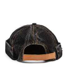 Load image into Gallery viewer, Docker Cap in Black Denim