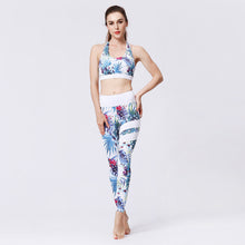 Load image into Gallery viewer, 💪 Seamless 2-Piece Yoga Set – High-Waist Leggings & Crop Top