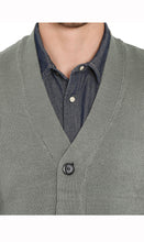 Load image into Gallery viewer, Men's Cashmere-Like Button Front Flat Knit Sweater Vest with front patch pockets