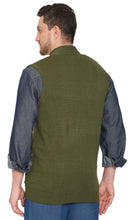 Load image into Gallery viewer, Men's Cashmere-Like Button Front Flat Knit Sweater Vest with front patch pockets