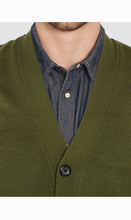 Load image into Gallery viewer, Men's Cashmere-Like Button Front Flat Knit Sweater Vest with front patch pockets