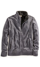 Load image into Gallery viewer, Mens Sherpa Fleece Lined Zip Front Sweater Jacket