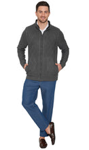Load image into Gallery viewer, Mens Sherpa Fleece Lined Zip Front Sweater Jacket