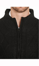 Load image into Gallery viewer, Mens Sherpa Fleece Lined Zip Front Sweater Jacket