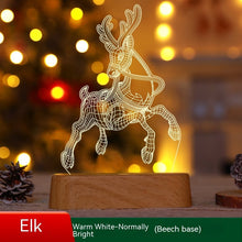 Load image into Gallery viewer, MANDOTOS Christmas 3D LED Acrylic Night Light Ornament Festive Holiday Decor Gift Idea For Kids