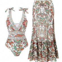 Load image into Gallery viewer, Ethnic Style One-piece Swimsuit For Women Beach Suit