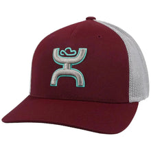 Load image into Gallery viewer, HOOey Coach (Maroon/Grey) - Trucker Cap