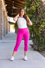 Load image into Gallery viewer, *Ready to Ship | Hot Pink CAPRI Collection - Luxe Leggings by Julia Rose®