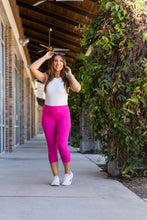 Load image into Gallery viewer, *Ready to Ship | Hot Pink CAPRI Collection - Luxe Leggings by Julia Rose®