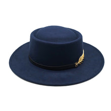 Load image into Gallery viewer, Autumn Winter Women Men Vintage Fedora Women's Foldable Short Brim Floppy Hat Gentleman Elegant Warm Hats Lady Party Luxury Caps Classic Summer Beach Sun Hat