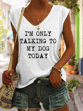 Load image into Gallery viewer, Women's V-Neck Printed Short Sleeve Loose Top – 14 Colors S–4XL