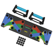 Load image into Gallery viewer, Push Up Rack Edge 9 in 1 Body Building Exercise Fitness Tools Women Men Push-Up Display Shelves and Raisers For GYM Training Body drop shipping
