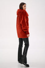 Load image into Gallery viewer, Genuine Lama Fur Peruvian Wool Coat