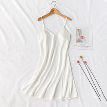 Load image into Gallery viewer, Silky Elegant Night Dress Slips Multicolors - Short