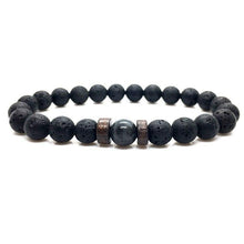 Load image into Gallery viewer, Epic Legendary Volcanic Stone Bracelet For Men And Women Lava Stone Stretch Yoga Bead Bracelet