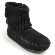 Load image into Gallery viewer, Minnetonka Double Fringe Side Zip - Children's Boot