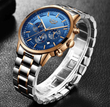Load image into Gallery viewer, Men's Waterproof Watch With Chronometers And Date Display Unique Design Perfect Gift