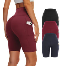 Load image into Gallery viewer, 3-Pack High-Waisted Biker Yoga Shorts