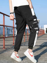 Load image into Gallery viewer, Men's Plus Size Casual Cargo Pants with Drawstring