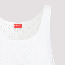 Load image into Gallery viewer, Kenzo Broderie Anglaise Mini Dress Women