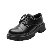 Load image into Gallery viewer, Women’s Solid-Color Retro Slip-On Platform Shoes