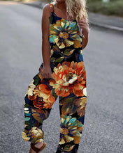 Load image into Gallery viewer, Women's Butterfly Print Overalls – Sleeveless Loose Fit Suspender Pants