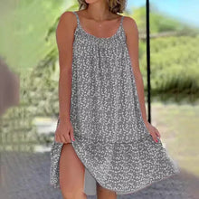 Load image into Gallery viewer, Boho Floral Sleeveless Cami Maxi Dress