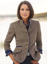 Load image into Gallery viewer, Women’s Color-Block Woolen Jacket – Multi-Button Casual Elegant Coat