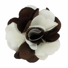 Load image into Gallery viewer, Vittorio Vico Mens Formal Two-Tone Flower Lapel Pin: Flower Pin Suit Accessories Pins for Suit or Tuxedo
