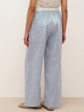 Load image into Gallery viewer, 100% Linen Elastic Waist Straight-Leg Trousers JOURDAN