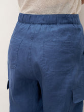 Load image into Gallery viewer, 100% Linen Cargo Tapered Trousers with Patch Pockets JESSE