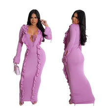 Load image into Gallery viewer, Pure Color Tied Stringy Selvedge Dress