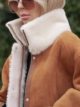 Load image into Gallery viewer, Genuine Shearling Lamb Leather Jacket