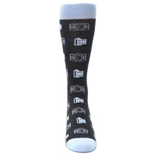 Load image into Gallery viewer, Blue Gray Photography Film Cameras Men's Dress Socks