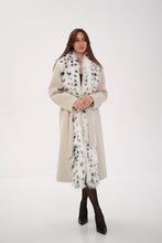 Load image into Gallery viewer, Genuine Arctic Fox Virgin Wool Wrap Coat
