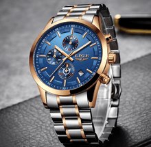 Load image into Gallery viewer, Men's Waterproof Watch With Chronometers And Date Display Unique Design Perfect Gift