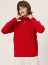 Load image into Gallery viewer, Premium Cashmere Blend Hand-Finished Seamless Turtleneck Knit Top TOVE