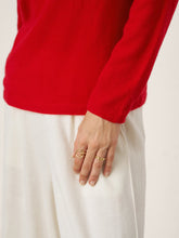 Load image into Gallery viewer, Premium Cashmere Blend Hand-Finished Seamless Turtleneck Knit Top TOVE