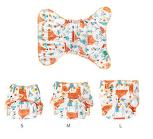 Load image into Gallery viewer, Baby Cloth Diaper Reusable Heavy Wetter Hybrid Waterproof Bamboo Washable Baby Nappy Diapers For Girls and Boys Baby
