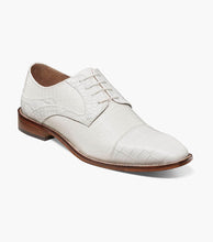 Load image into Gallery viewer, Stacy Adams TEDESCO White Cap Toe Oxford